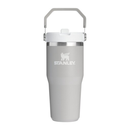 Termos gri deschis din oțel inoxidabil 410 ml IceFlow™ Flip Straw 2.0 Tumbler Ash – Stanley