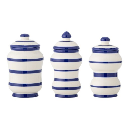 Recipiente 3 buc. din ceramică pentru alimente Maynard – Bloomingville