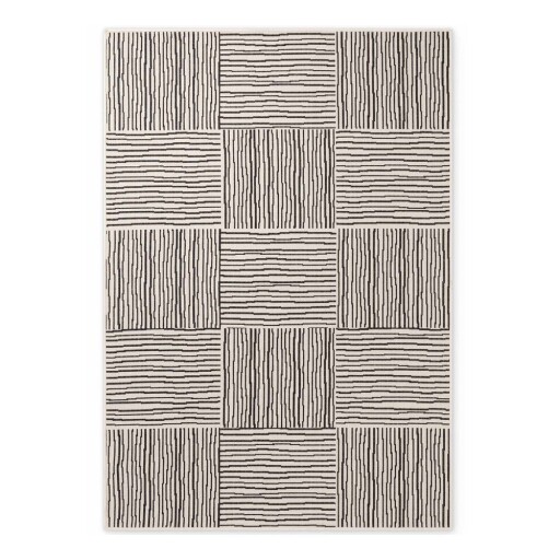 Covor pentru exterior și interior negru/crem 160x230 cm Haringey Nightingale – Ted Baker