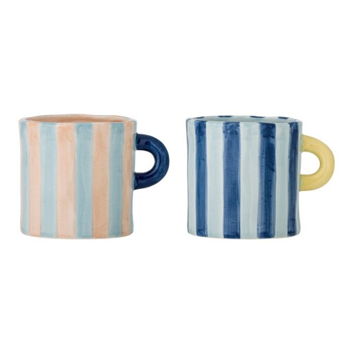 Căni albastre/roz 2 buc. din ceramică 250 ml Phoenix – Bloomingville