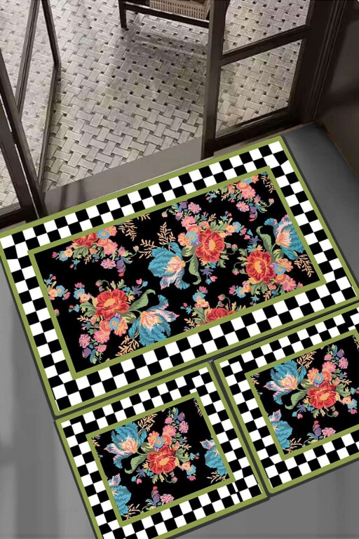 Set covorase de baie, L'essentiel Maison, Seomra, Multicolor