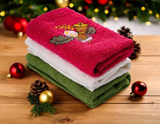 Set prosoape, L'essentiel Maison, Xmas, Multicolor