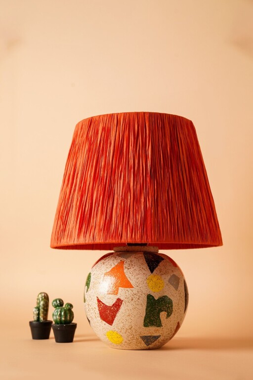 Lampa de masa, Opviq, 687HMY2224, Portocaliu