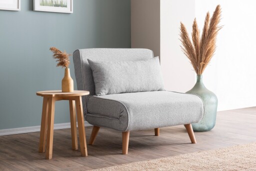 Fotoliu extensibil, Atelier del Sofa, 859FTN2831, Gri