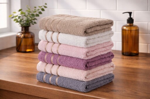 Set prosoape, L'essentiel Maison, Line, Multicolor