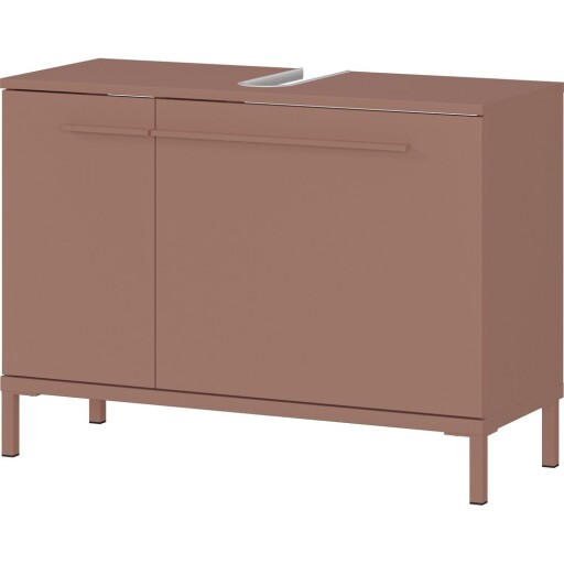 Dulap sub chiuvetă maro cu aspect mat 80x59 cm Laurino – Germania