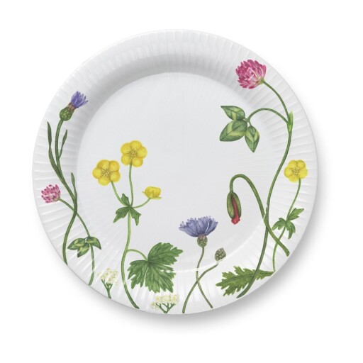 Farfurie albă pentru desert din porțelan ø 22 cm Hammershøi Summer – Kähler Design