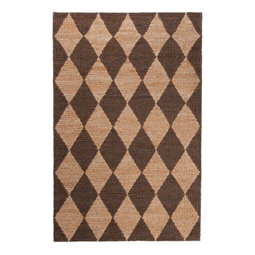 Covor maro/în culoare naturală țesut manual din amestec de iută 120x170 cm Effie Diamond – Flair Rugs