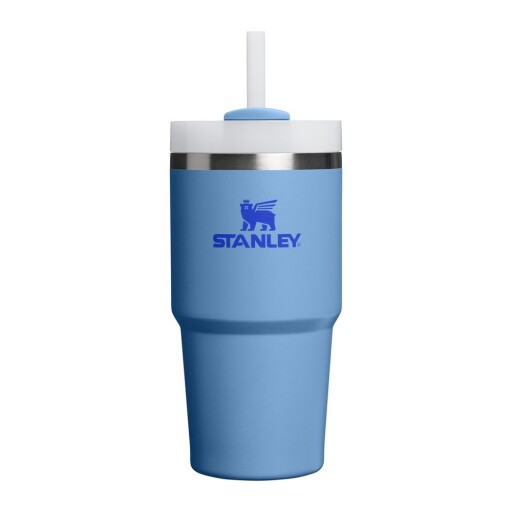 Termos albastru cu pai din oțel inoxidabil 600 ml Quencher H2.O FlowState™ Tumbler Blue Sky – Stanley