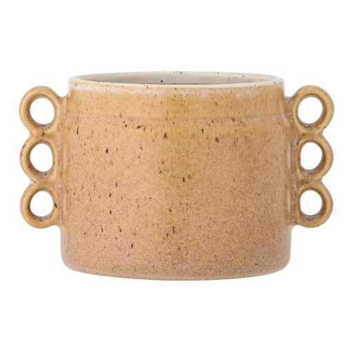 Ghiveci decorativ din gresie pictată manual ø 15 cm Souri – Bloomingville