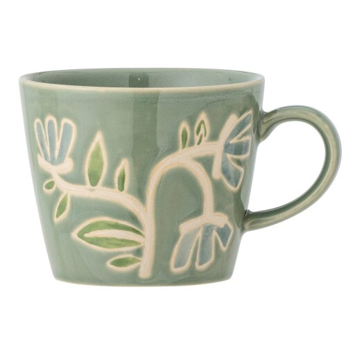 Ceașcă verde din gresie ceramică 380 ml Tangier – Bloomingville