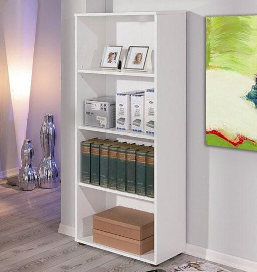 Corp biblioteca Arco 3, Inter Link, 60.2x30x143.2 cm, PAL, alb