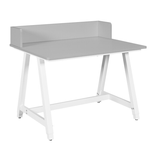 Birou pentru copii Emmelie, Inter Link, 80x60x85 cm, MDF, alb/albastru