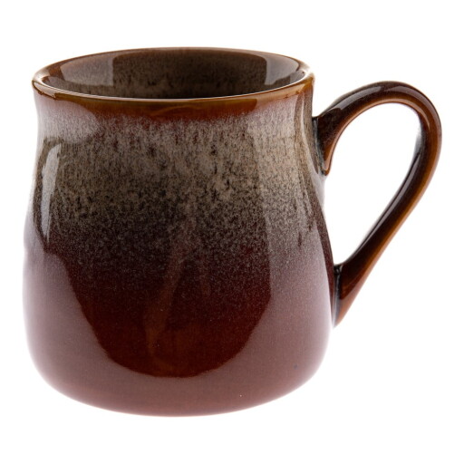 Cană roșie din gresie 560 ml Tone – Dakls