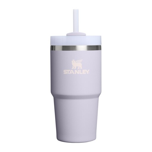 Termos mov lavandă cu pai din oțel inoxidabil 600 ml Quencher H2.O FlowState™ Tumbler Purple Dust – Stanley