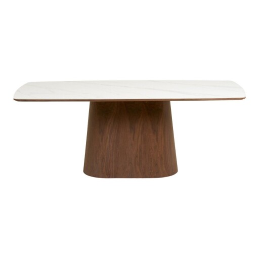 Masă de dining cu blat ceramic 90x200 cm Noli – House Nordic