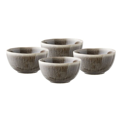 Boluri mici grej 4 buc. pentru supă din gresie 1 l Viola – House Nordic