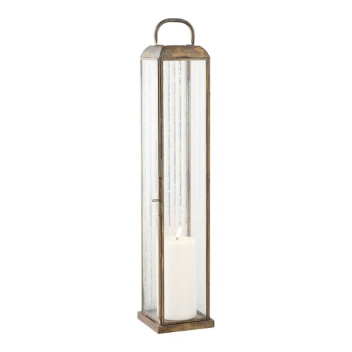 Felinar din metal/din sticlă (înălțime 60 cm) Herslev – House Nordic