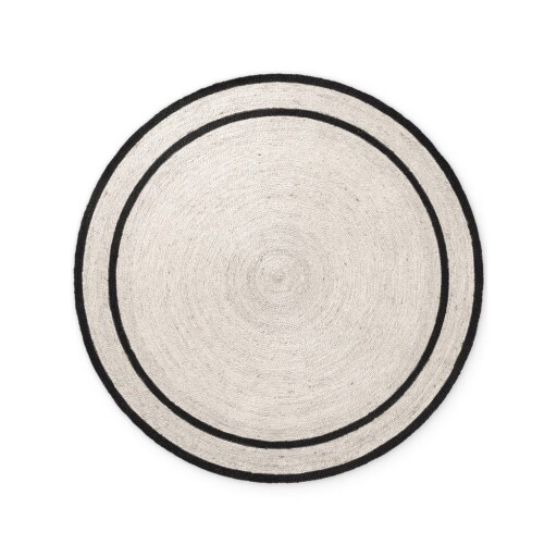 Covor în culoare naturală deschisă reversibil/țesut manual rotund din iută ø 150 cm Lina – Hanse Home