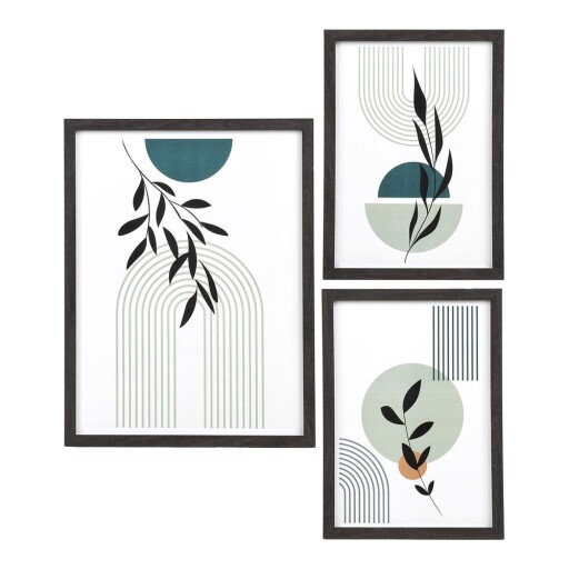 Rame negre de agățat 3 buc. 30x40 cm Aspen – House Nordic