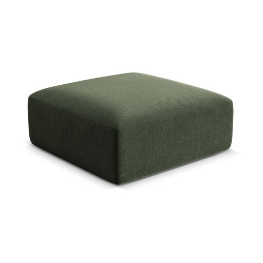 Taburet verde cu tapițerie din catifea Campi – Cosmopolitan Design