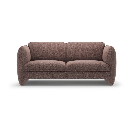 Canapea maro cu tapițerie din chenille 168 cm Georgia – Micadoni