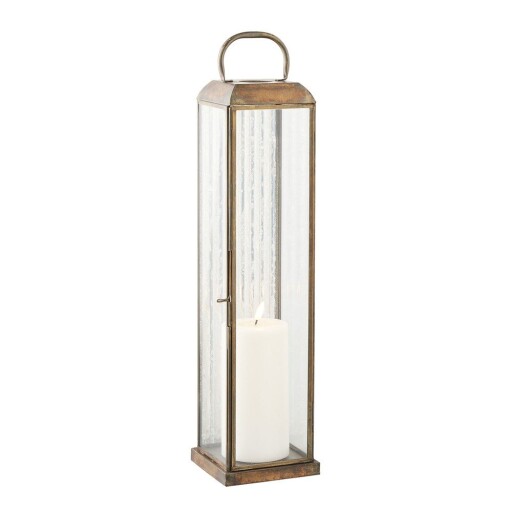 Felinar din metal/din sticlă (înălțime 49 cm) Herslev – House Nordic