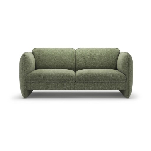 Canapea verde cu tapițerie din chenille 168 cm Georgia – Micadoni