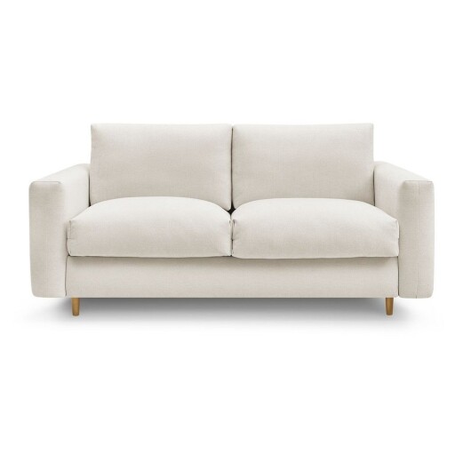 Canapea bej pentru dormitul zilnic/extensibilă 200 cm Cocoone – Bobochic Paris