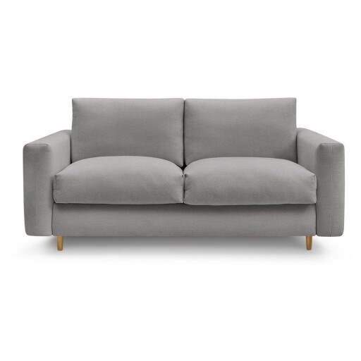 Canapea gri pentru dormitul zilnic/extensibilă 200 cm Cocoone – Bobochic Paris