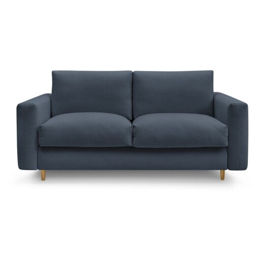 Canapea albastru-închis pentru dormitul zilnic/extensibilă 220 cm Cocoone – Bobochic Paris