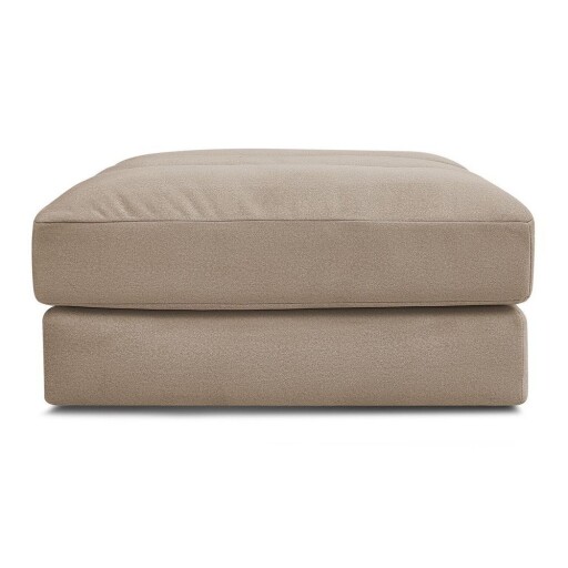 Taburet taupe cu tapițerie din catifea Sierra – Bobochic Paris