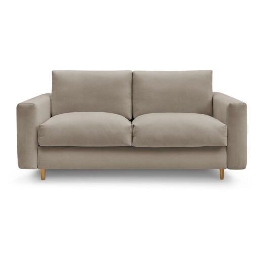 Canapea taupe pentru dormitul zilnic/extensibilă 200 cm Cocoone – Bobochic Paris