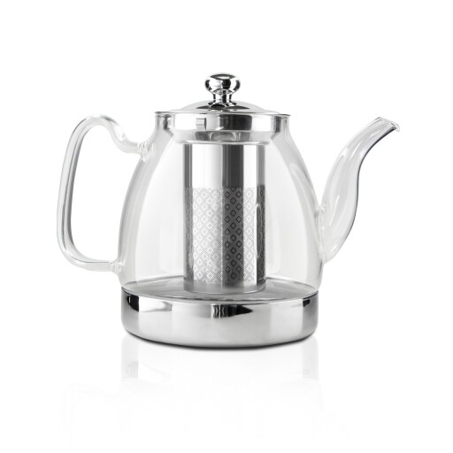 Ceainic cu infuzor, Zokura, 1.5L, inox