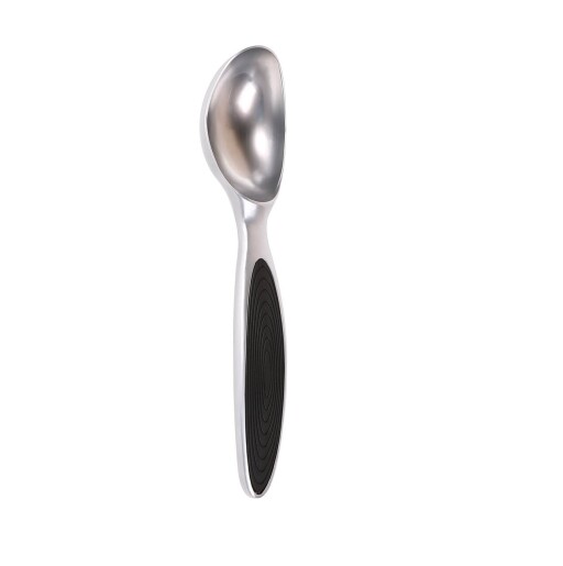 Lingura pentru inghetata, Zokura, 18 cm, zinc/cauciuc