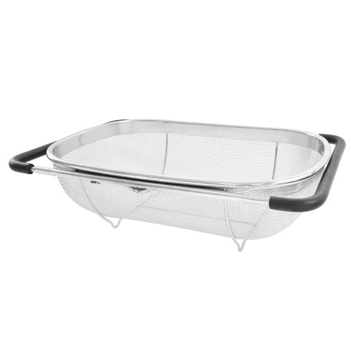 Strecuratoare cu manere reglabile, Zokura, 34x24x11 cm, inox/cauciuc