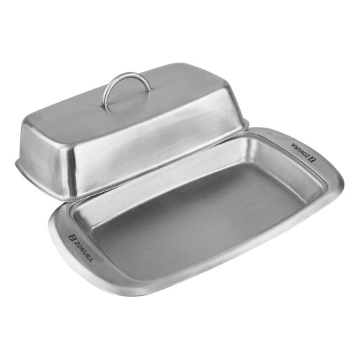 Recipient pentru unt, Zokura, 19.8x11 cm, inox