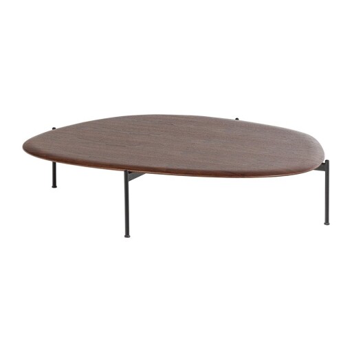 Măsuță de cafea în culoare naturală închisă 97x121 cm Kota – WOOOD