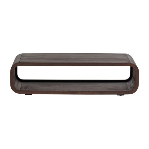 Măsuță de cafea în culoare naturală închisă din lemn de mango 60x120 cm Kinu – WOOOD