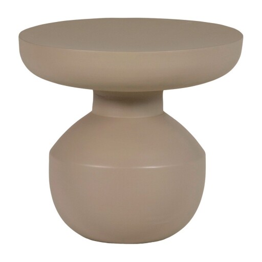 Măsuță auxiliară rotundă din metal ø 45 cm Bova – WOOOD