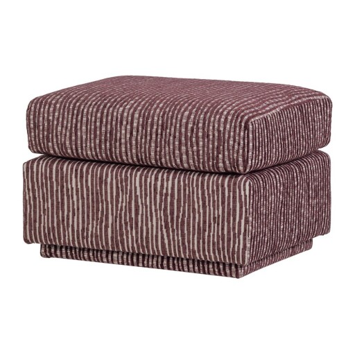 Taburet burgundy tapițat Lou – WOOOD