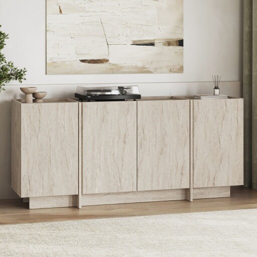 Consola, Nordure, Dorma, 180x80x45 cm, Travertin