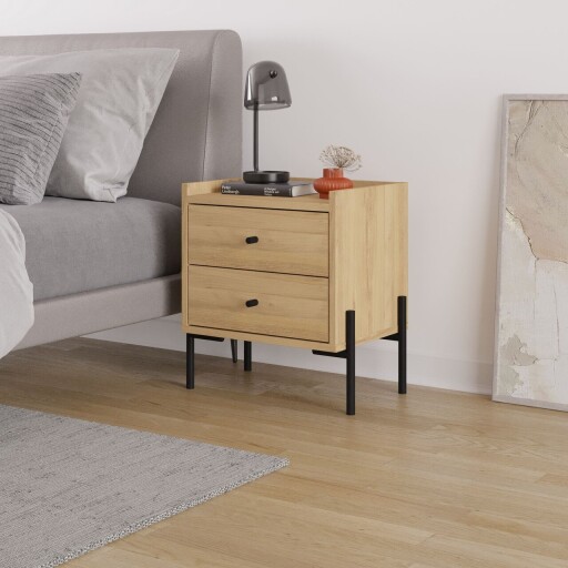 Noptiera, Hanah Home, Malta, 44.9x52x35 cm, Maro