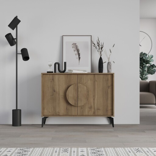 Consola, Hanah Home, Gora 110, 110x82x35.6 cm, Maro