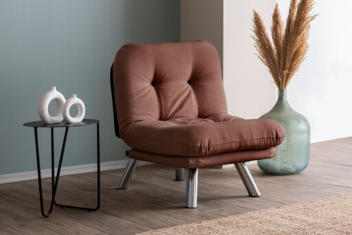 Fotoliu extensibil, Atelier del Sofa, 859FTN2842, Maro deschis