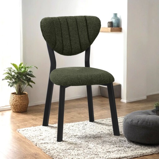 Scaun, Hanah Home, Elma, 47x85x45 cm, Verde