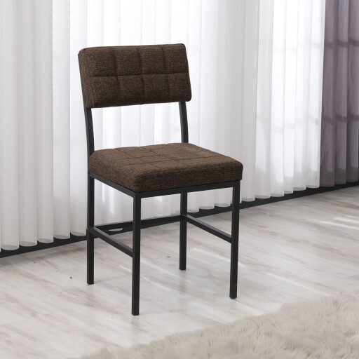 Scaun, Hanah Home, Dubai, 40x82x40 cm, Maro