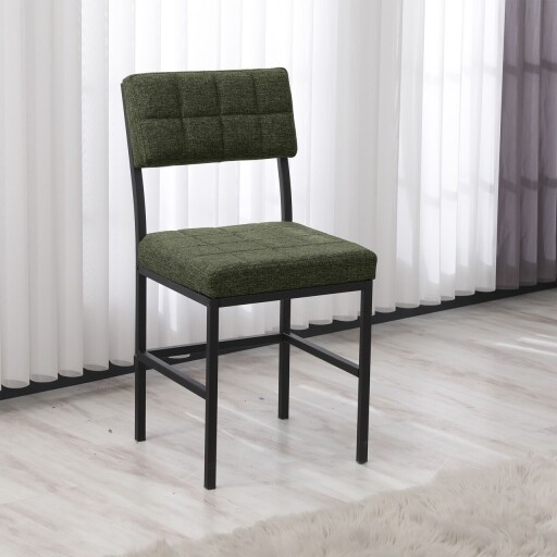 Scaun, Hanah Home, Dubai, 40x82x40 cm, Verde