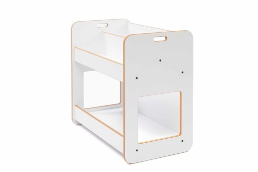Corp biblioteca, Hanah Home, Dove, 57x55x34 cm, Alb