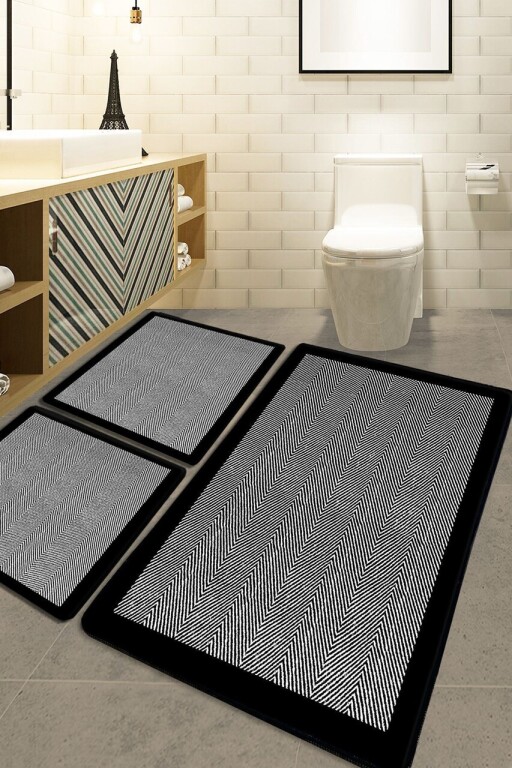 Set covorase de baie, L'essentiel Maison, Barley, Multicolor